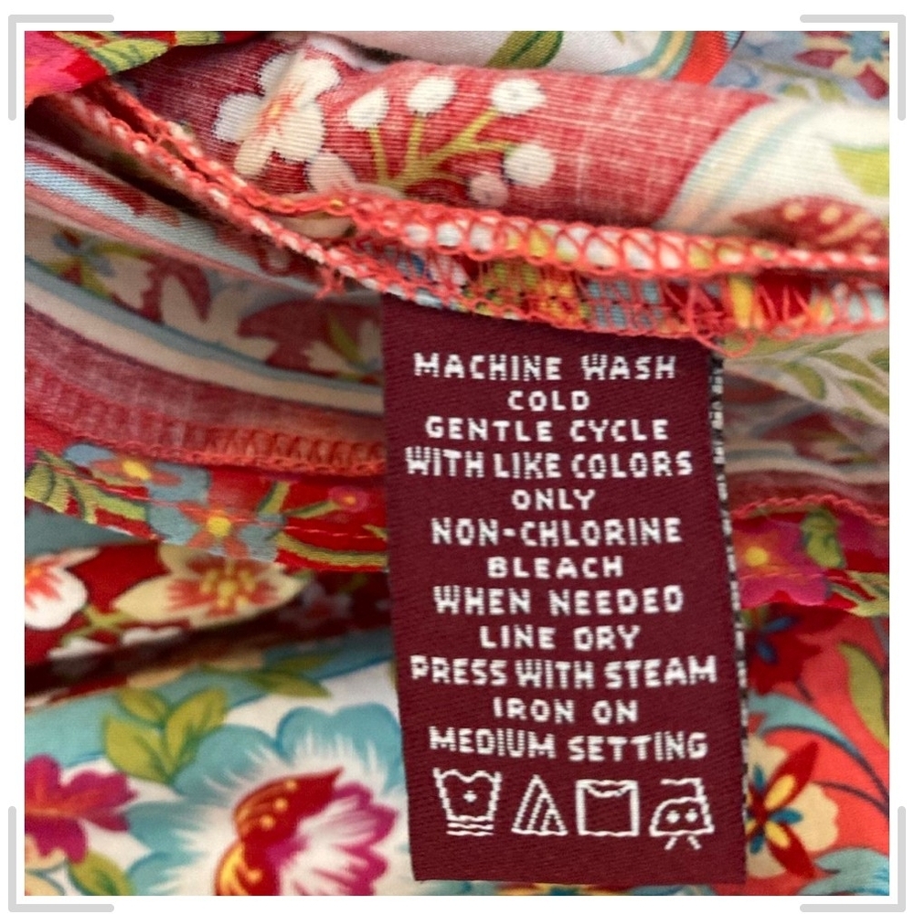 Pre-owned Jones Wear Multicolor Floral Skater Skirt - Picture 4 of 5